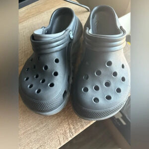 crocs dual comfort clogs navy blue size 6W 4M